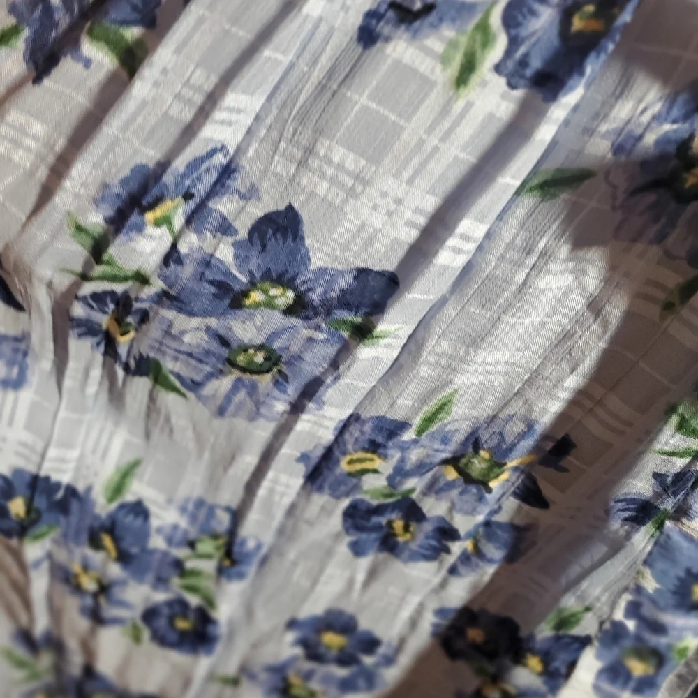 Vintage 90s Sarah Elizabeth Floral 50inch Midi Dress - Picture 8 of 10